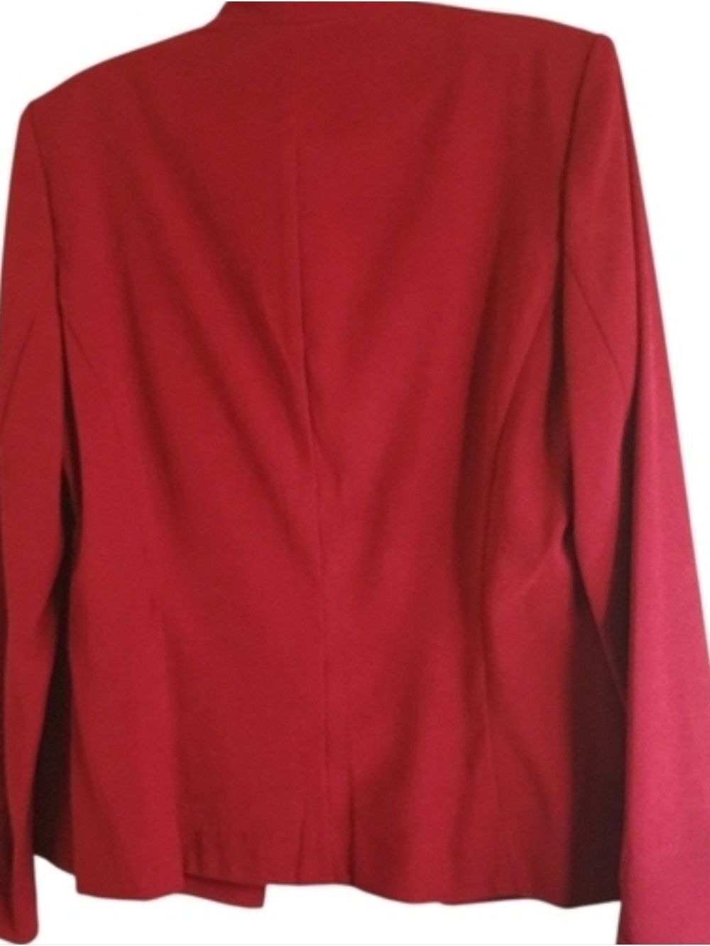 Studio I 2 Piece Red Black Embellished Paisley Jacket & Tank Set Size 10 Career - Picture 3 of 7